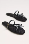 Maeve Mesh Mules In Black