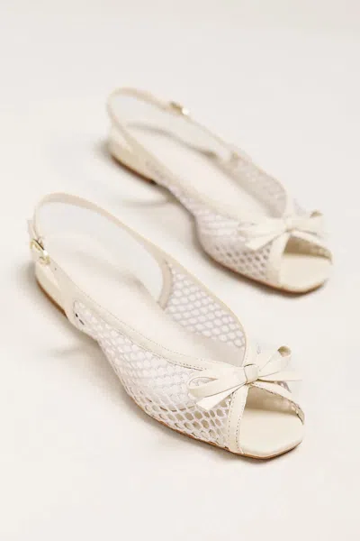 MAEVE MESH SLINGBACK FLATS