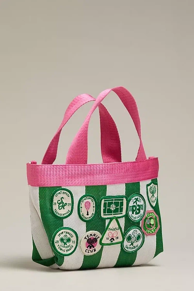 Maeve Mini Mesh Patch Tote In Multi