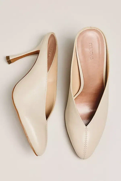 Maeve Minimalist Mules In Neutral