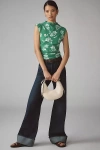 Maeve Mock-neck Muscle Tank Top In Multicolor