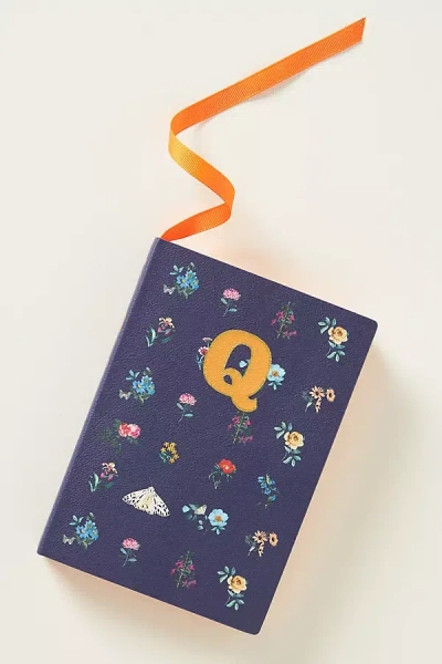 Maeve Monogram Journal In Blue