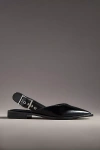 Maeve Moto Pointed-toe Slingback Flats