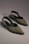 Maeve Moto Pointed-toe Slingback Flats