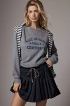 Maeve Mvp Snack Coordinator Sweatshirt In Gray
