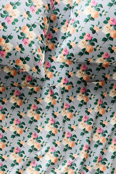 Maeve Organic Cotton Percale Sheet Set In Multi