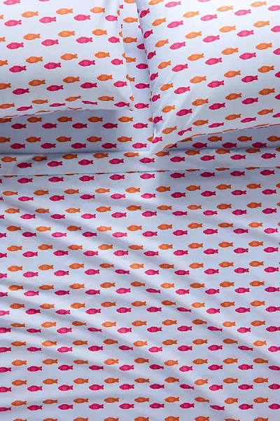 Maeve Organic Cotton Percale Sheet Set In Multi