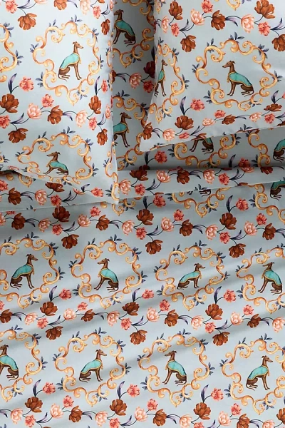 Maeve Organic Cotton Sateen Printed Sheet Set By