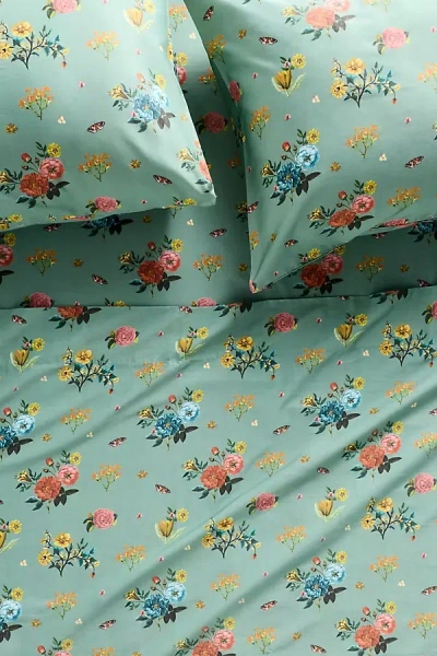 Maeve Organic Cotton Sateen Printed Sheet Set By