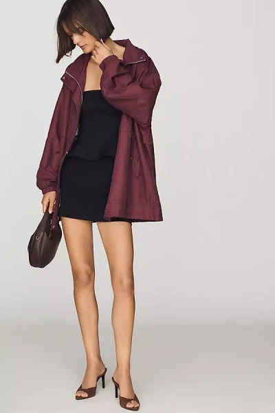 Maeve Oversized Lightweight Jacket In Pink