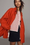 Maeve Oversized Lightweight Jacket In Red