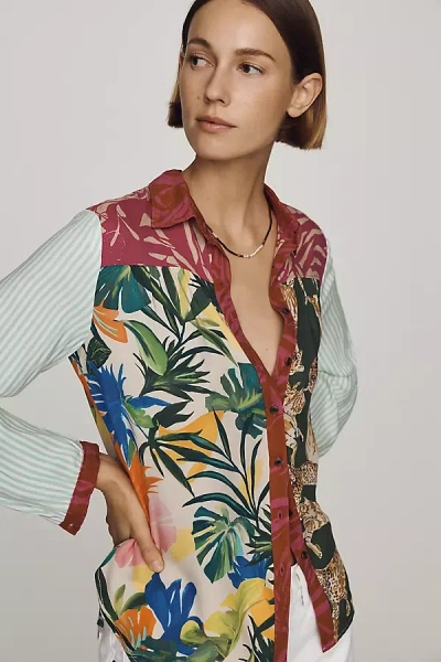 Maeve Paz Buttondown Shirt By  In Multi