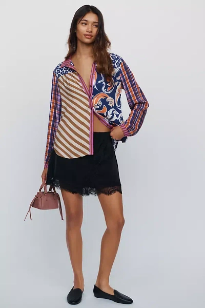 Maeve Paz Buttondown Shirt In Multi