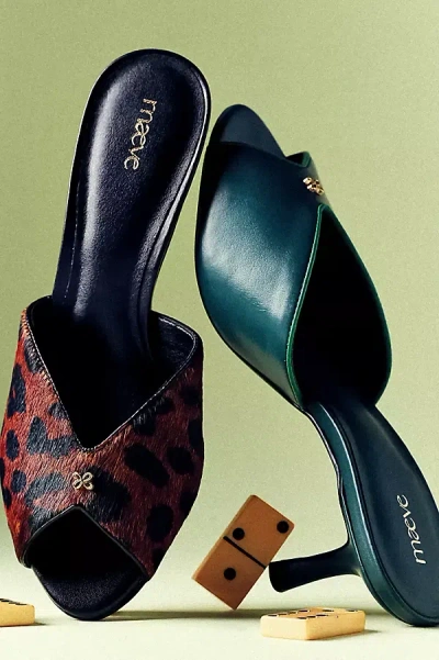 Maeve Peep-toe Kitten Heels In Multi