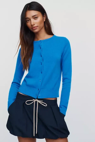 Maeve Pinstripe Bubble Skirt In Blue