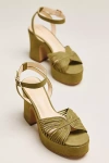Maeve Platform Heels In Green