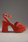 Maeve Platform Heels In Orange