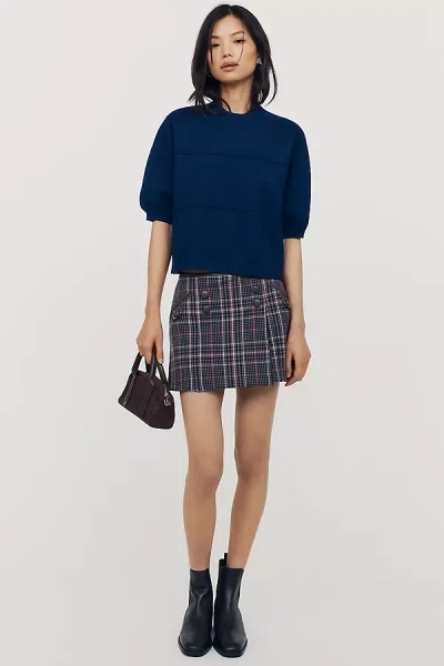 Maeve Pleated Mini Skirt In Multicolor