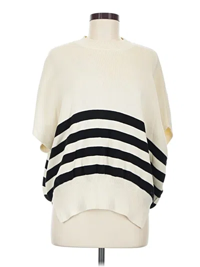 Pre-owned Maeve Poncho In Ivory