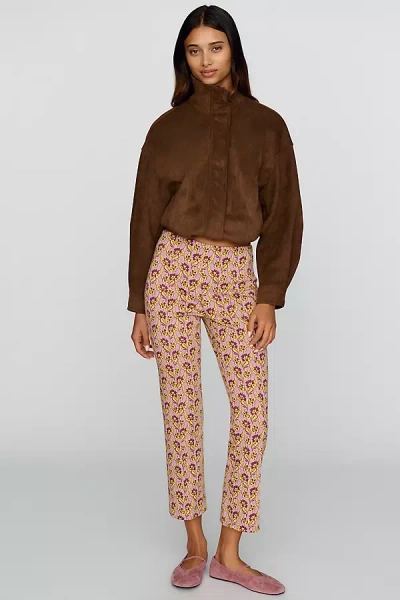 Maeve Poppy Kick Flare Pull On Pants In Multi