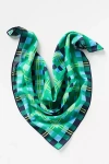 Maeve Printed Bandana Scarf In Blue