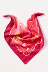 Maeve Printed Bandana Scarf In Blue