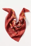 Maeve Printed Bandana Scarf In Brown