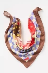Maeve Printed Bandana Scarf In Multi
