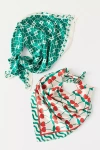 Maeve Printed Hair Scarves, Set Of 2 In Multi