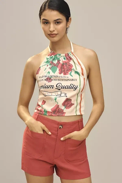 Maeve Printed Halter Top