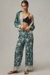 Maeve Printed Pull-on Pants