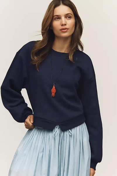 Maeve Private Jetty Pullover In Blue
