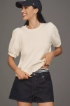 Maeve Puff-sleeve Sweatshirt Tee
