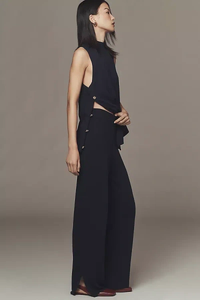 Maeve Pull-on Sweater Pants In Blue
