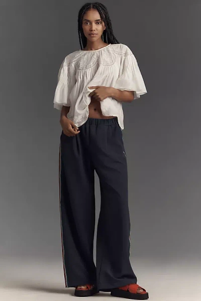 Maeve Pull-on Track Pants In Blue