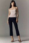 Maeve Pull-on Capri Pants In Black