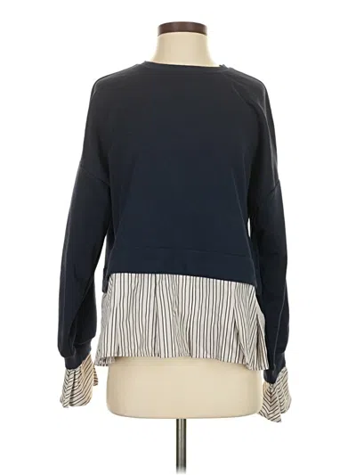 Pre-owned Maeve Pullover Sweater In Blue