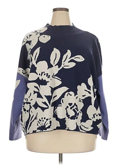 Pre-owned Maeve Pullover Sweater In Blue