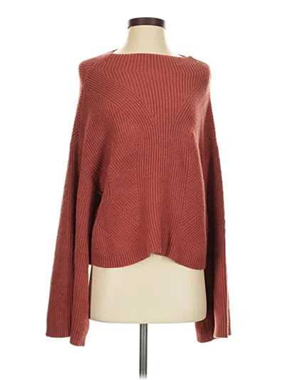 Pre-owned Maeve Pullover Sweater In Burgundy