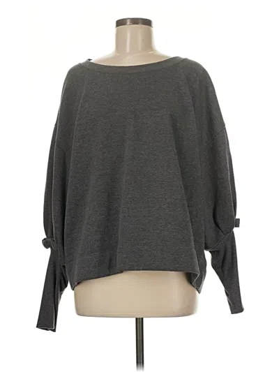 Pre-owned Maeve Pullover Sweater In Gray