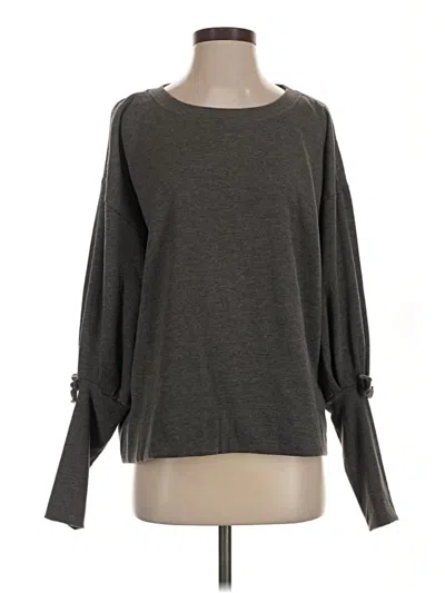 Pre-owned Maeve Pullover Sweater In Gray