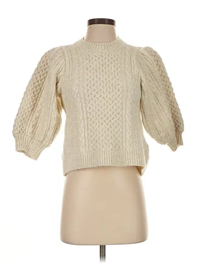 Pre-owned Maeve Pullover Sweater In Ivory