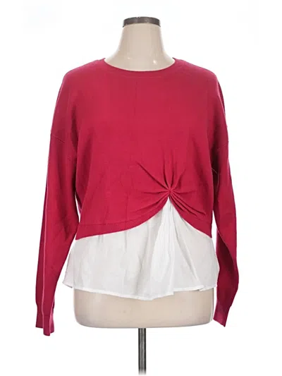 Pre-owned Maeve Pullover Sweater In Red