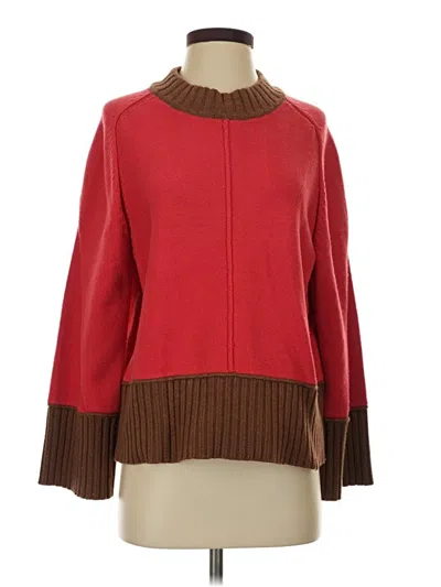 Pre-owned Maeve Pullover Sweater In Red