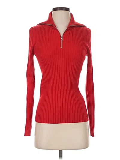 Pre-owned Maeve Pullover Sweater In Red