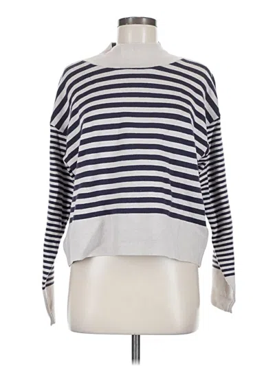 Pre-owned Maeve Pullover Sweater In Silver