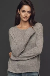 Maeve Relaxed Cashmere Sweater In Gray