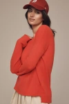 Maeve Relaxed Cashmere Sweater In Red
