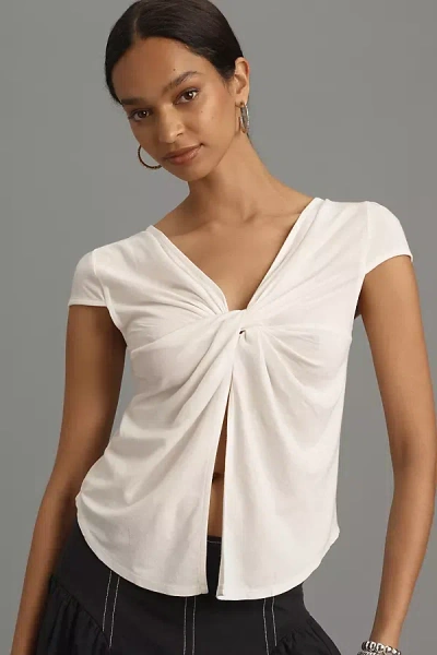 Maeve Reversible Twist Top In White