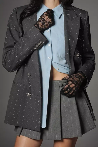 Maeve Room Service Pleated Skort In Gray